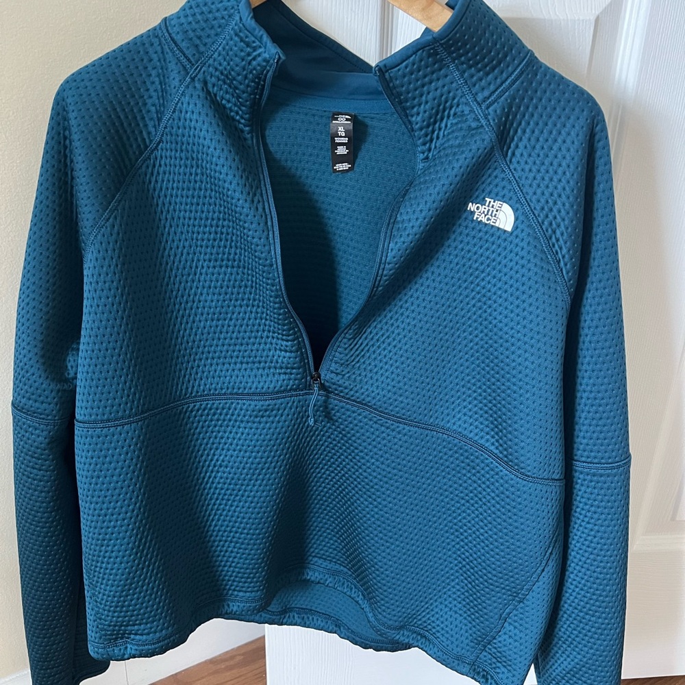The North Face Women’s DOTKNIT™ Thermal ¼-Zip in Teal